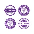 Pizza stamps design premium collection