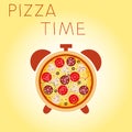 Pizza time Royalty Free Stock Photo