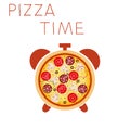 Pizza time Royalty Free Stock Photo