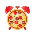 Pizza time. Snack time Royalty Free Stock Photo