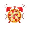 Pizza time. Snack time Royalty Free Stock Photo