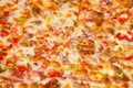 Pizza toppings background