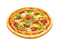 Pizza. Traditional italian food