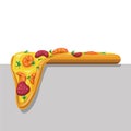 Pizza. Vector illustration.