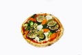 Pizza vegetables isolated,restaurant italian food