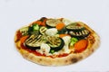 Pizza vegetables isolated,restaurant italian food