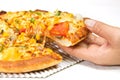 Pizza vegetarian Royalty Free Stock Photo