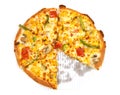 Pizza vegetarian Royalty Free Stock Photo