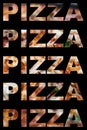 Pizza Word Montage
