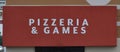 Pizzeria and Games Entertainment Complex Royalty Free Stock Photo