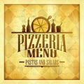 Pizzeria menu template