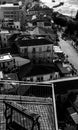 Pizzo Calabro, Calabria, Italy, Marina, beach, pier, Pizza Pundi, storm, winter, Mediterranean Sea Royalty Free Stock Photo