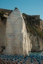 Pizzomunno - a vertical rocky monolith in Vieste town