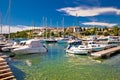 Pjescana Uvala near Pula harbor and turquoise coast view Royalty Free Stock Photo