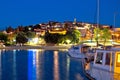 Pjescana Uvala tourist village near Pula evening view Royalty Free Stock Photo