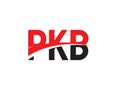 PKB Letter Initial Logo Design Vector Illustration Royalty Free Stock Photo