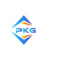 PKG abstract technology logo design on white background. PKG creative initials letter logo concept Royalty Free Stock Photo