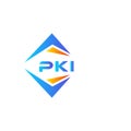 PKI abstract technology logo design on white background. PKI creative initials letter logo concept Royalty Free Stock Photo