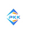 PKK abstract technology logo design on white background. PKK creative initials letter logo concept Royalty Free Stock Photo