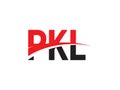 PKL Letter Initial Logo Design Vector Illustration