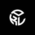PKL letter logo design on black background. PKL creative initials letter logo concept. PKL letter design