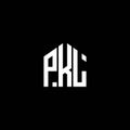 PKL letter logo design on BLACK background. PKL creative initials letter logo concept. PKL letter design.PKL letter logo design on