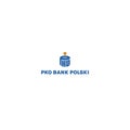 PKO BANK POLSKI Logo vector on white background Royalty Free Stock Photo