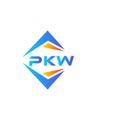 PKW abstract technology logo design on white background. PKW creative initials letter logo concept Royalty Free Stock Photo