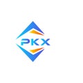 PKX abstract technology logo design on white background. PKX creative initials letter logo concept Royalty Free Stock Photo