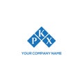 PKX letter logo design on WHITE background. PKX creative initials letter logo concept. PKX letter design Royalty Free Stock Photo