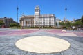 Placa Catalunya in Barcelona, Spain