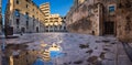 Placa del Rei and Palau Reial Major in Barcelona, Catalynia