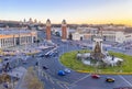 Placa Espanya Barcelona, Catalonia, Spain Royalty Free Stock Photo