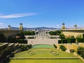 Placa Espanya in Barcelona Royalty Free Stock Photo