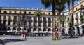 The Placa Reial in Barcelona