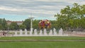 Place Antonin Poncet square with Flower Tree Sculpture, Lyon