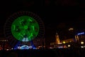 Place Bellecour during Festival of Lights 2018 Royalty Free Stock Photo