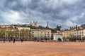 Place Bellecour, Lyon, France Royalty Free Stock Photo