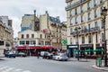 Place Blanche and Boulevard de Clichy, Pigalle .Paris