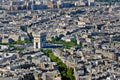 Place de l'Etoile and Arc de Triomphe place, Paris, France