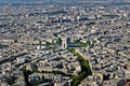 Place de l'Etoile and Arc de Triomphe place, Paris, France Royalty Free Stock Photo