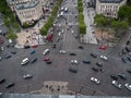 Place de LEtoile in Paris Royalty Free Stock Photo