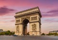 Arc de Triomphe Place de l`Etoile in Paris, France