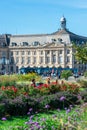 Place de la Bourse in Bordeaux, France Royalty Free Stock Photo