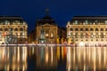 Place de la Bourse in the city of Bordeaux, France