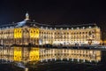 Place de la Bourse Miroir d eau Royalty Free Stock Photo