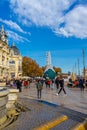 Place de la Comedie in Montpellier, France Royalty Free Stock Photo