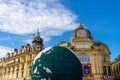 Place de la Comedie in Montpellier, France. Royalty Free Stock Photo