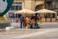 Place de la Comedie in Montpellier, France. Royalty Free Stock Photo