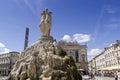 Place de la Comedie Montpellier Royalty Free Stock Photo